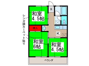 シティハイムサンシャインの物件間取画像